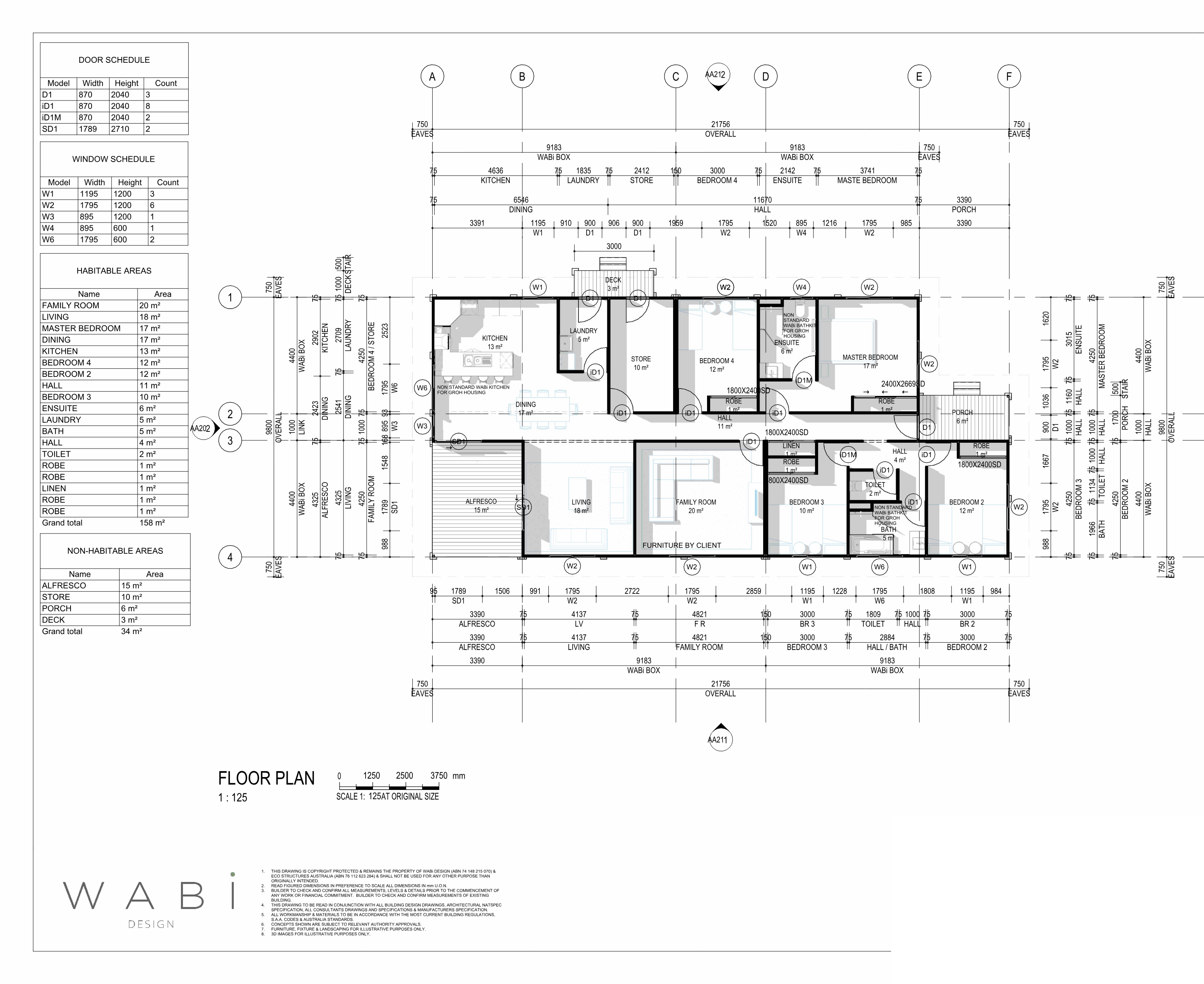 4x2 Modular floor plan preview